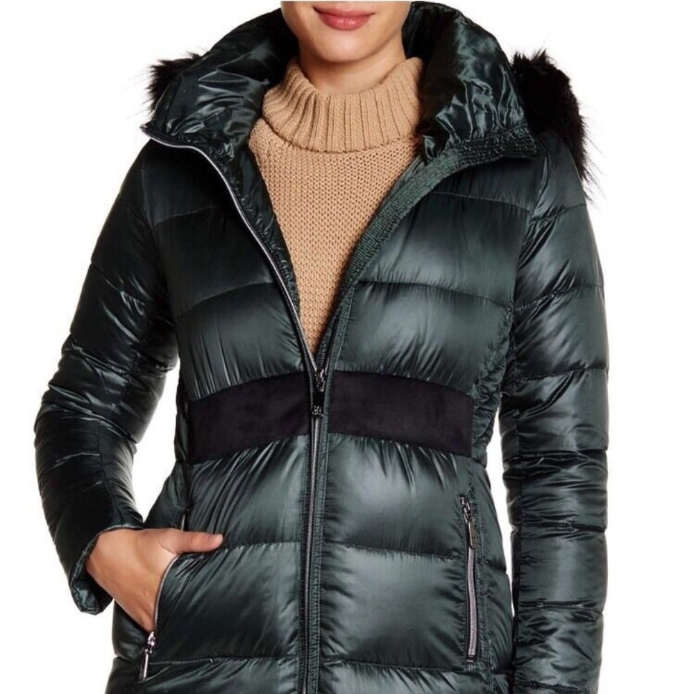 NEW CeCe by Cynthia Steffe Hannah Faux COAT S